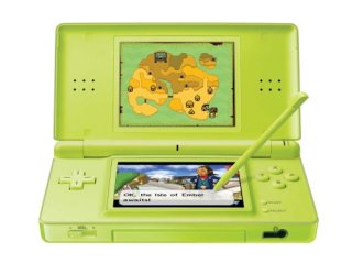 Диск Nintendo DS Lite, зеленая