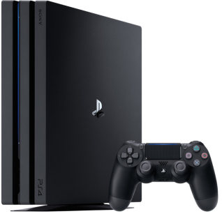 Диск Sony PlayStation 4 Pro 1TB, чёрная (CUH-7108B) (Б/У)