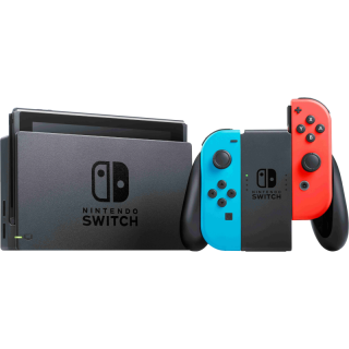 Диск Nintendo Switch (неоновый красный/неоновый синий) (Б/У)