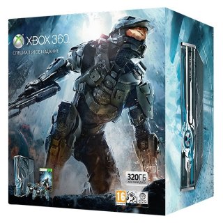 Диск Microsoft Xbox 360 Slim 320GB Halo Limited Edition (Б/У)