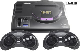 Диск 16bit Retro Genesis HD Ultra + 50 игр (2 беспроводных 2.4ГГц джойстика, HDMI кабель)