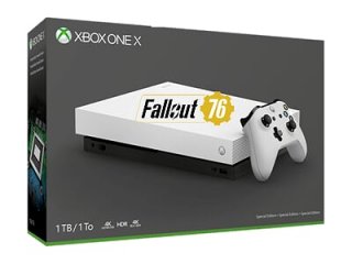 Диск Microsoft Xbox One X 1TB белая (РОСТЕСТ) + Fallout 76
