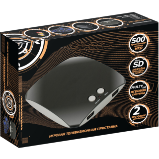Диск Приставка 16-bit MT3 черный (500 встроенных игр) (SD до 32 ГБ)