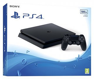 Диск Sony PlayStation 4 Slim 500GB, черная (CUH-2216A) + Fortnite (PS4)