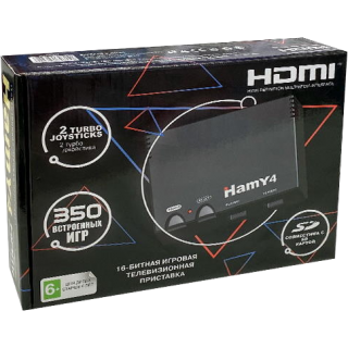 Диск Игровая приставка 8 bit - 16 bit Hamy 4 (350 встроенных игр) HDMI