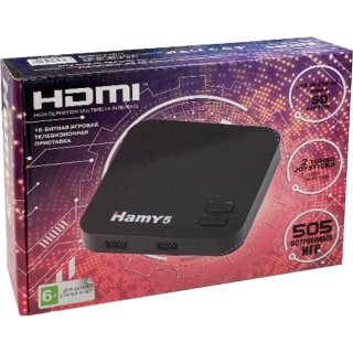 Диск Игровая приставка Hamy 5 Black (505 игр) HDMI