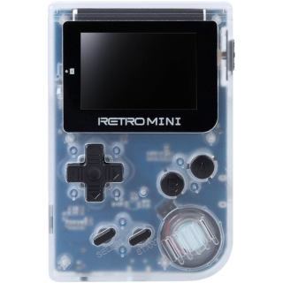 Диск Портативная игровая приставка Retro Mini + 40 встроенных игр, прозрачная