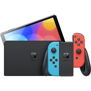 Диск Nintendo Switch - OLED-модель (неоновая синяя/неоновая красная) *