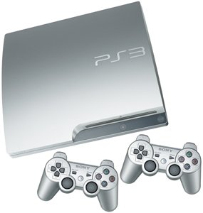 Диск Sony PlayStation 3 Slim 320Gb (РОСТЕСТ) Серая + Дополнительный контроллер серый