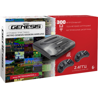 Диск Приставка 16 bit Retro Genesis Modern Wireless (ZD-02c) + 300 игр