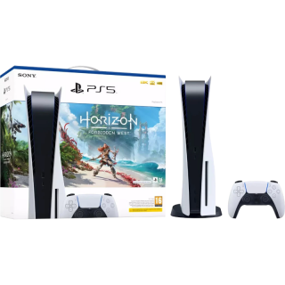 Диск Игровая приставка Sony PlayStation 5 (CFI-1116A) * + код на скачивание Horizon: Forbidden West