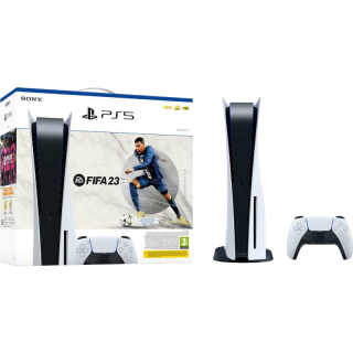 Диск Игровая приставка Sony PlayStation 5 (CFI-1216A) * + код на скачивание FIFA 23 (англ. версия)