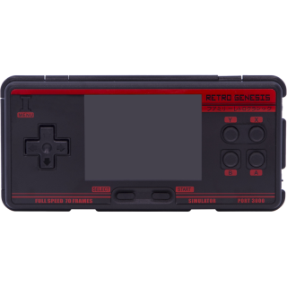 Диск Портативная игровая приставка Retro Genesis Port 3000, черно-красная