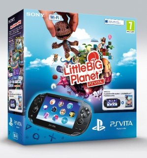 Диск Sony PlayStation Vita WiFi Black Rus (PS Vita Model 1008) + PSN код активации LittleBigPlanet + Карта памяти 4 Гб