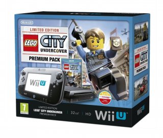 Диск Nintendo Wii U Premium Pack 32Gb чёрная + игра Lego City Undercover