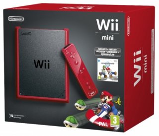 Диск Nintendo Wii Mini + игра Mario Kart