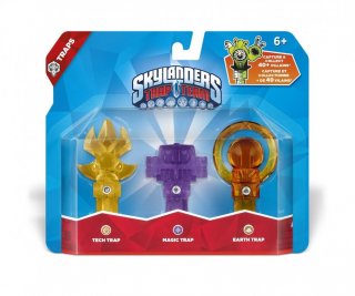 Диск Skylanders Trap Team. Набор из трех ловушек: Scepter (технология), Log Holder (магия), Orb (земля)