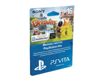 Диск SONY Карта Памяти 16GB для PS Vita + игра Дурдом в кармане