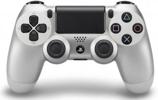Диск Геймпад Sony Dualshock 4 для PS4, Silver (CUH-ZCT1E)