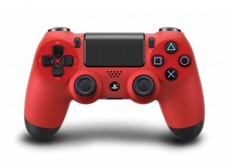 Диск Геймпад Sony Dualshock 4 для PS4, Красная лава (CUH-ZCT1E) (Б/У)