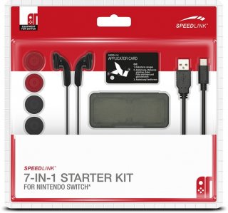 Диск Speedlink Набор акссесуаров из 4-х предметов (7 in 1 Starter Kit ) (SL-330600-BK)
