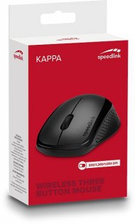 Диск Speedlink Мышь беспроводная Kappa Mouse black (SL-630011-BK)