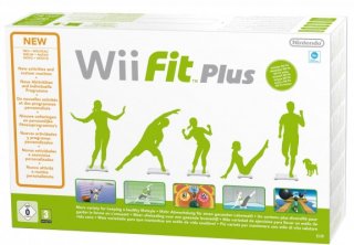 Диск Nintendo Wii Balance Board (белая) + игра Wii Fit Plus