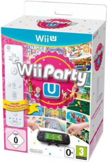 Диск Wii Party U + Wii Remote Plus (белый)