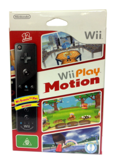 Диск Nintendo Wii Remote Plus (чёрный) + игра Wii Play