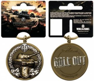 Диск Брелок металлический World of Tanks. Невозмутимый