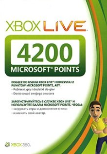 Диск Microsoft Xbox Live 4200 очков для России