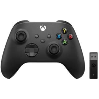 Диск Xbox Wireless Controller – Carbon Black + PC адаптер (1VA-00008)