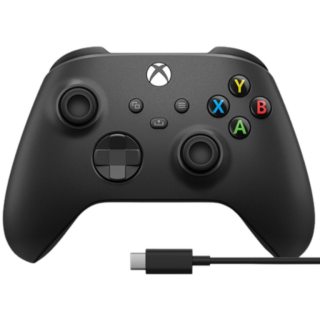 Диск Xbox Wireless Controller – Carbon Black + USB-C Cable (1V8-00008)