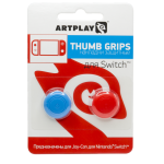 Защитные накладки Artplays Thumb Grips на джойстики геймпада для Nintendo Switch (красная + синяя) Защитные накладки Artplays Thumb Grips на джойстики геймпада для Nintendo Switch (красная + синяя)
