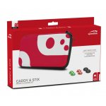 Speedlink Набор: чехол и накладки для консоли Switch Caddy & Stix (black-red) (SL-330200-BKRD) Speedlink Набор: чехол и накладки для консоли Switch Caddy & Stix (black-red) (SL-330200-BKRD)