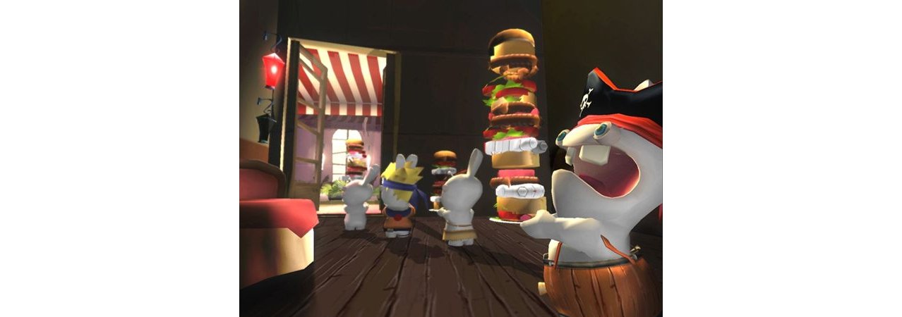 Скриншот игры Rayman Raving Rabbids 2 для Wii