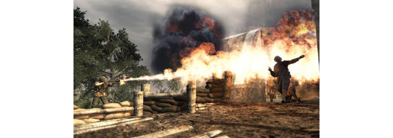 Скриншот игры Call of Duty: World at War (Б/У) (не оригинальная полиграфия) для Wii