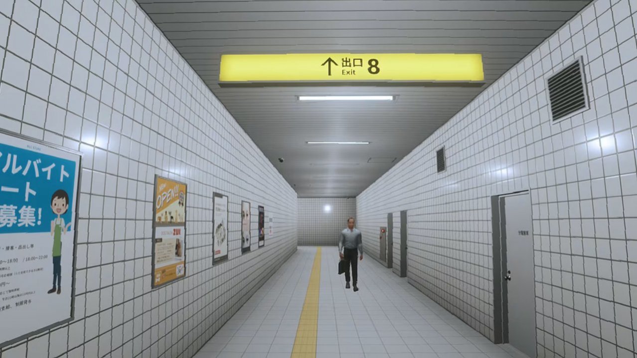 Скриншот игры Exit 8 / Platform 8 (JP) для Switch