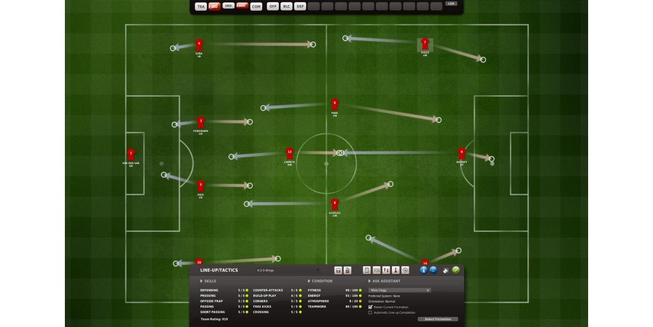 Скриншот игры FIFA Manager 11 для Pc