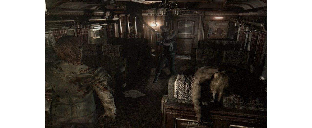 Скриншот игры Resident Evil Archives Zero для Wii