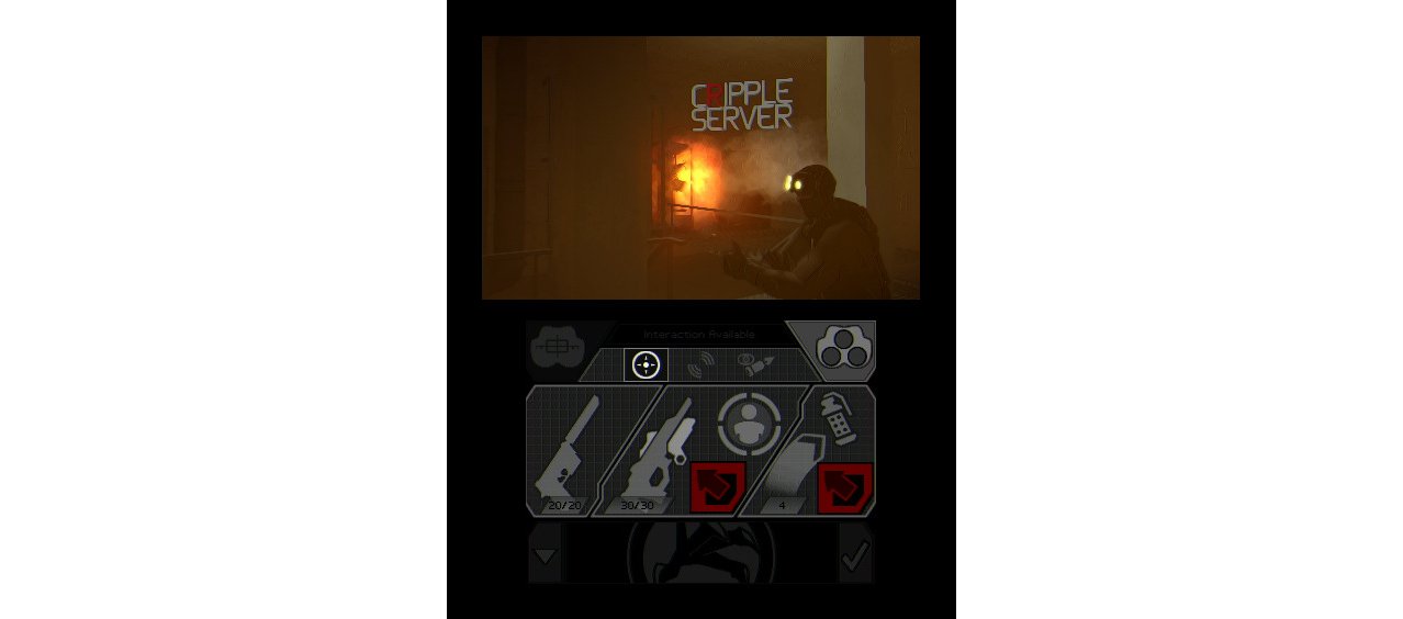 Скриншот игры Splinter Cell 3D для 3ds
