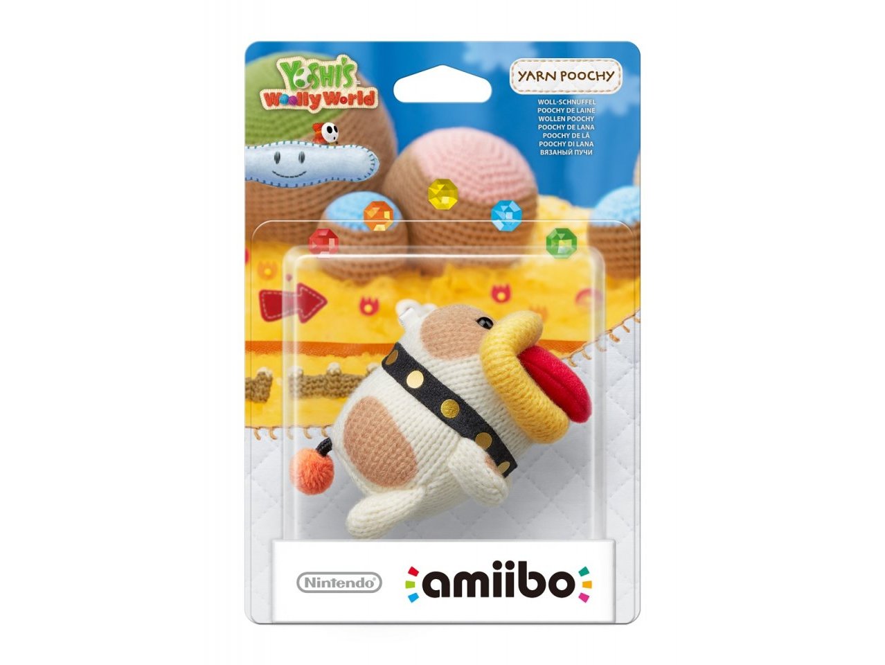 Amiibo Yarn Poochy Yoshi s Woolly World Switch GAMEBUY