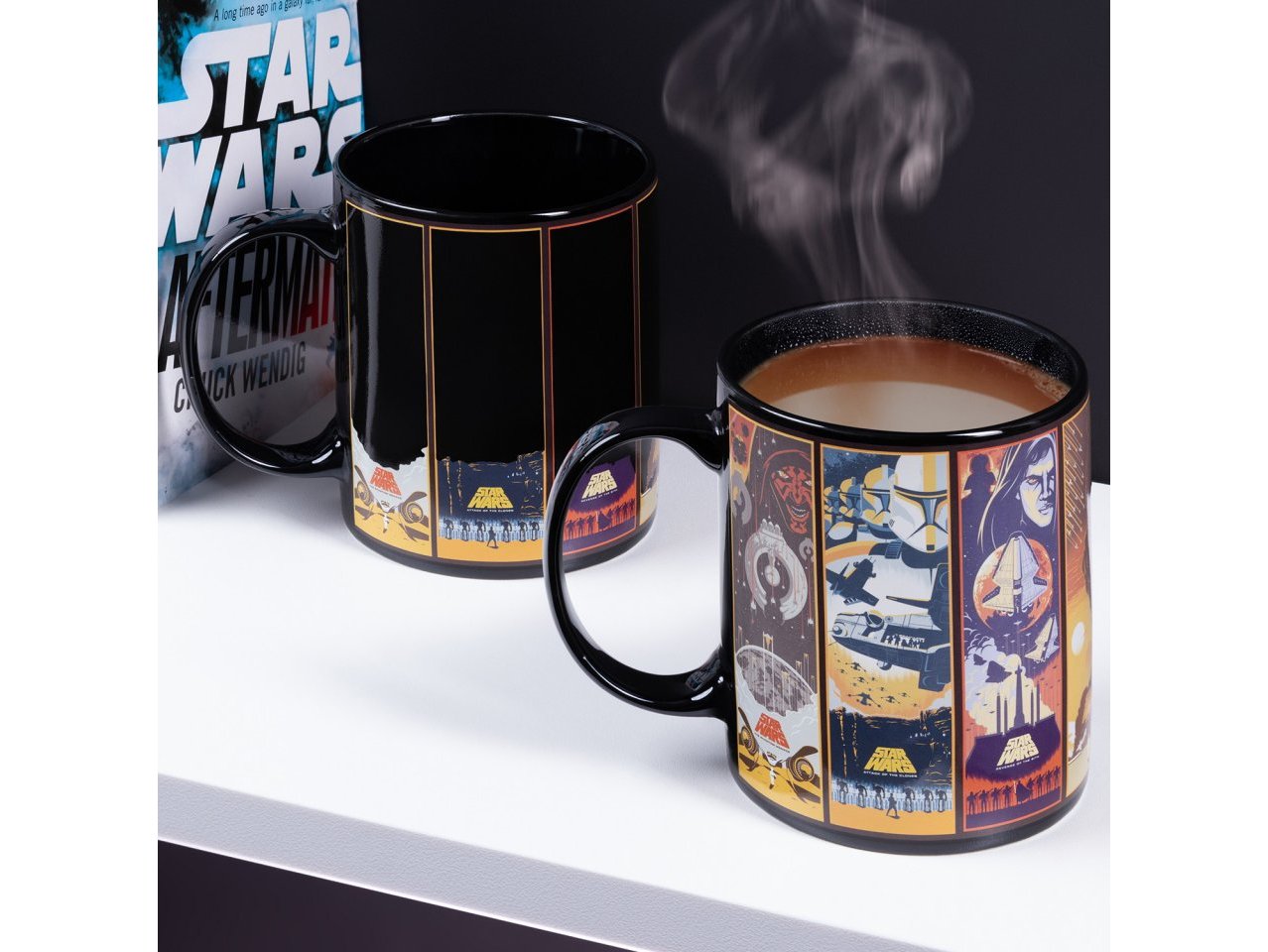 Купить Кружка с терморисунком Paladone: Star Wars Saga | GAMEBUY