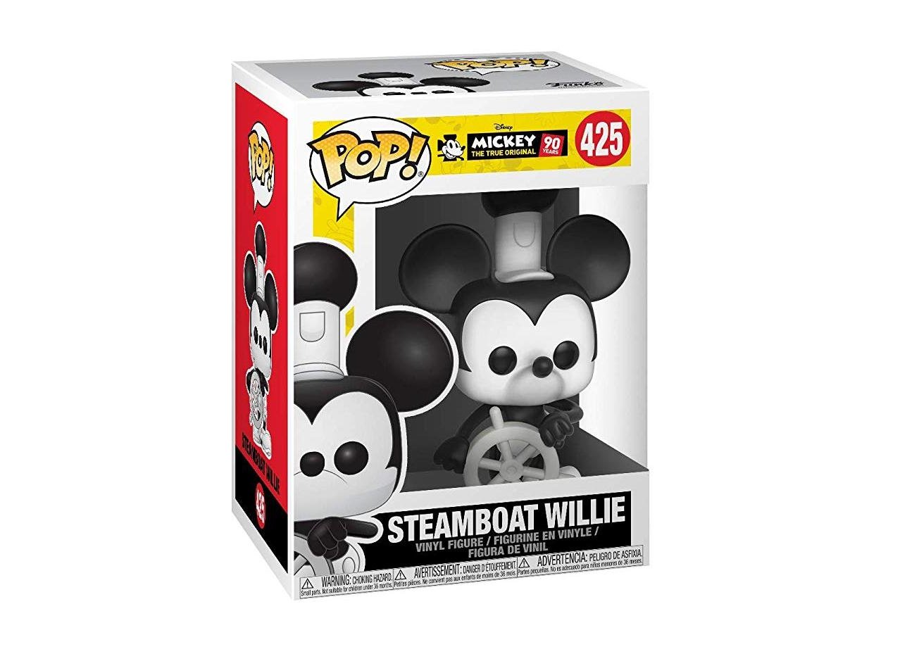 Mickey Mouse Steamboat Willie 90 Years POP Disney #425 Vinyl Figur Funko