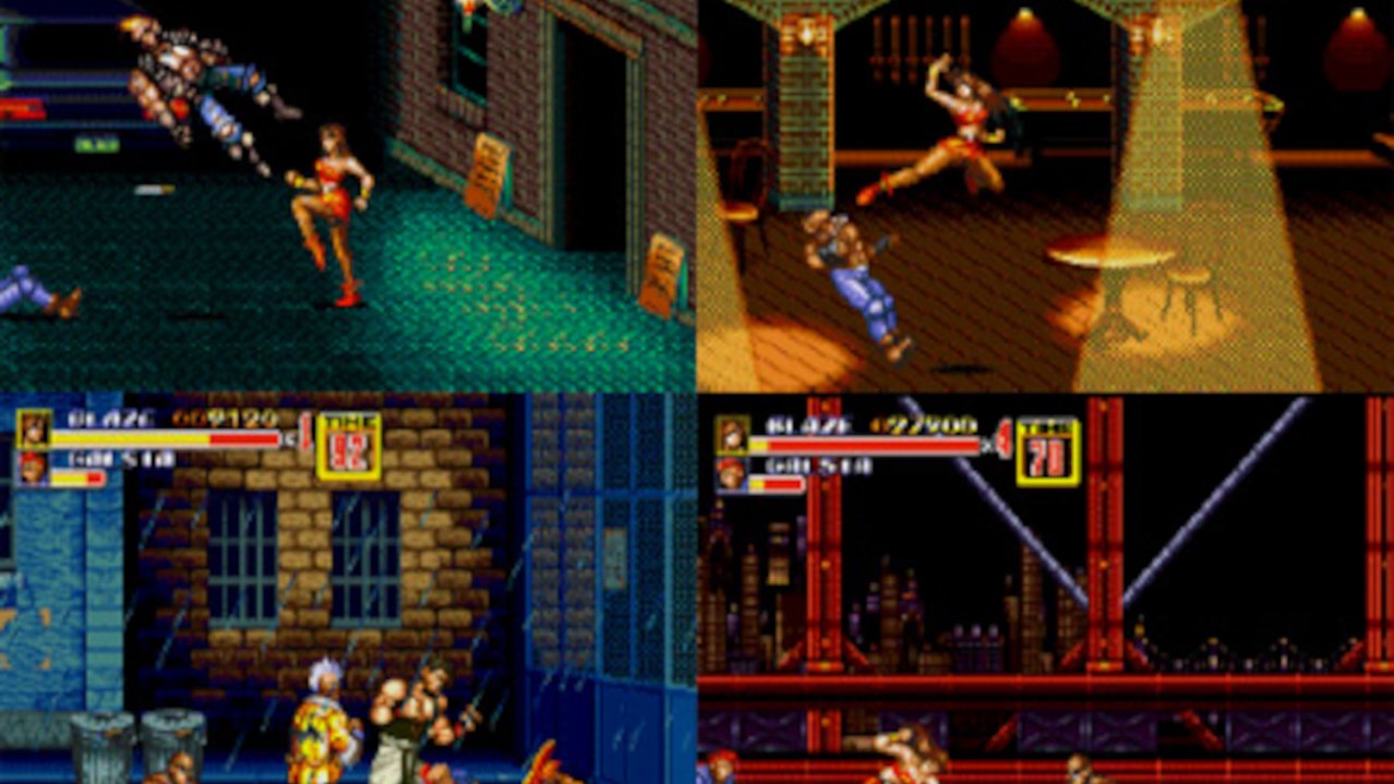 Скриншот игры Игра 16-bit Сборник (4в1) Bare Knuckle, Desert Strike, Super Volleyball, World Cup Soccer для Retro