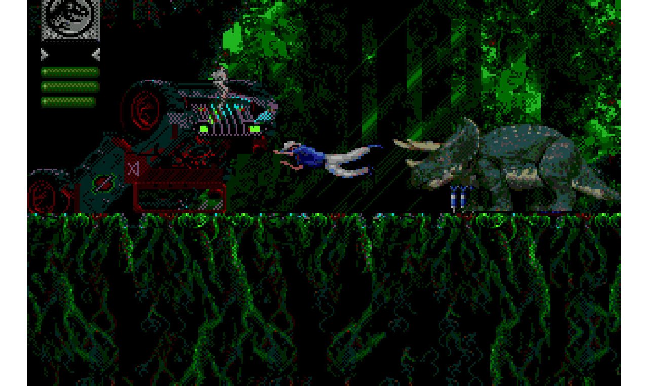 Скриншот игры Игра 16-bit Jurassic Park для Retro