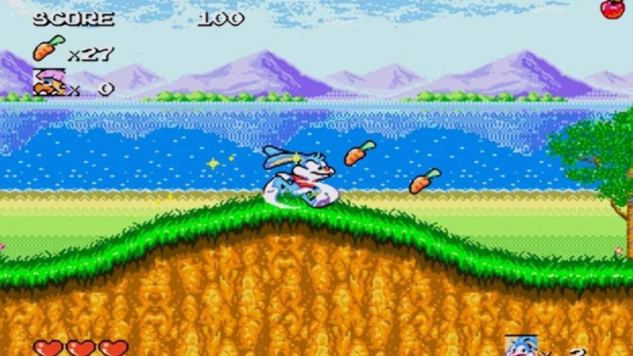 Скриншот игры Игра 16-bit Tiny Toon для Retro