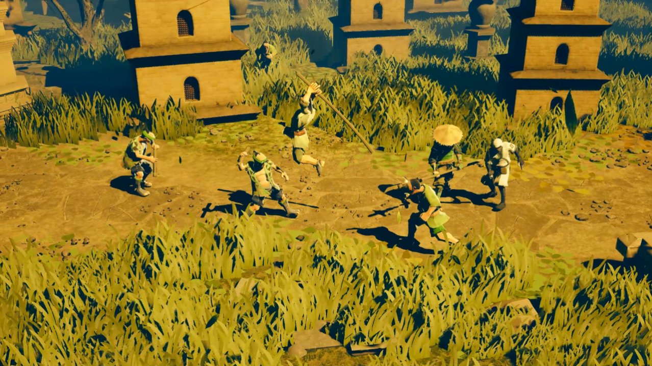 Скриншот игры 9 Monkeys of Shaolin для Switch