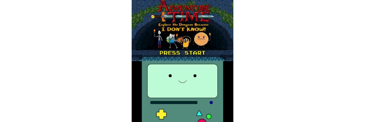 Скриншот игры Adventure Time: Explore the Dungeon Because I DONT KNOW! для 3ds