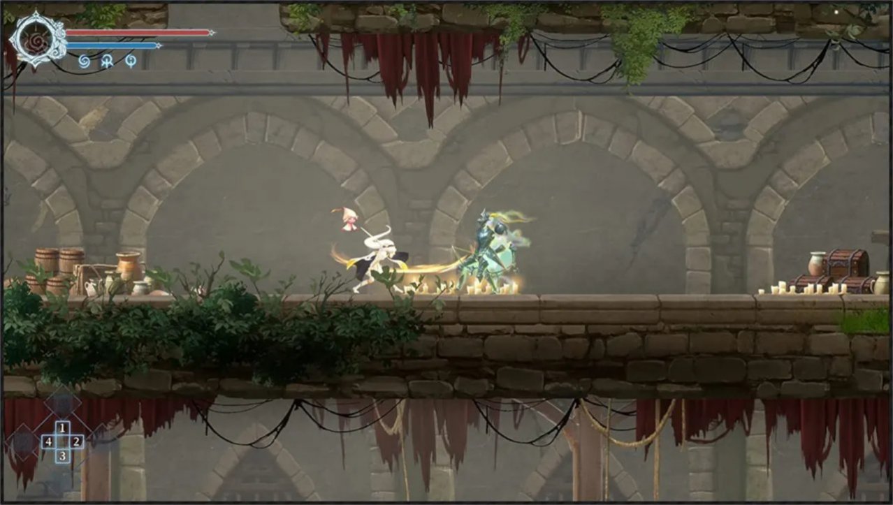 Скриншот игры Afterimage для PS4
